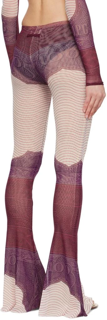 Jean Paul Gaultier Purple & Burgundy 'The Cartouche' Pants 3