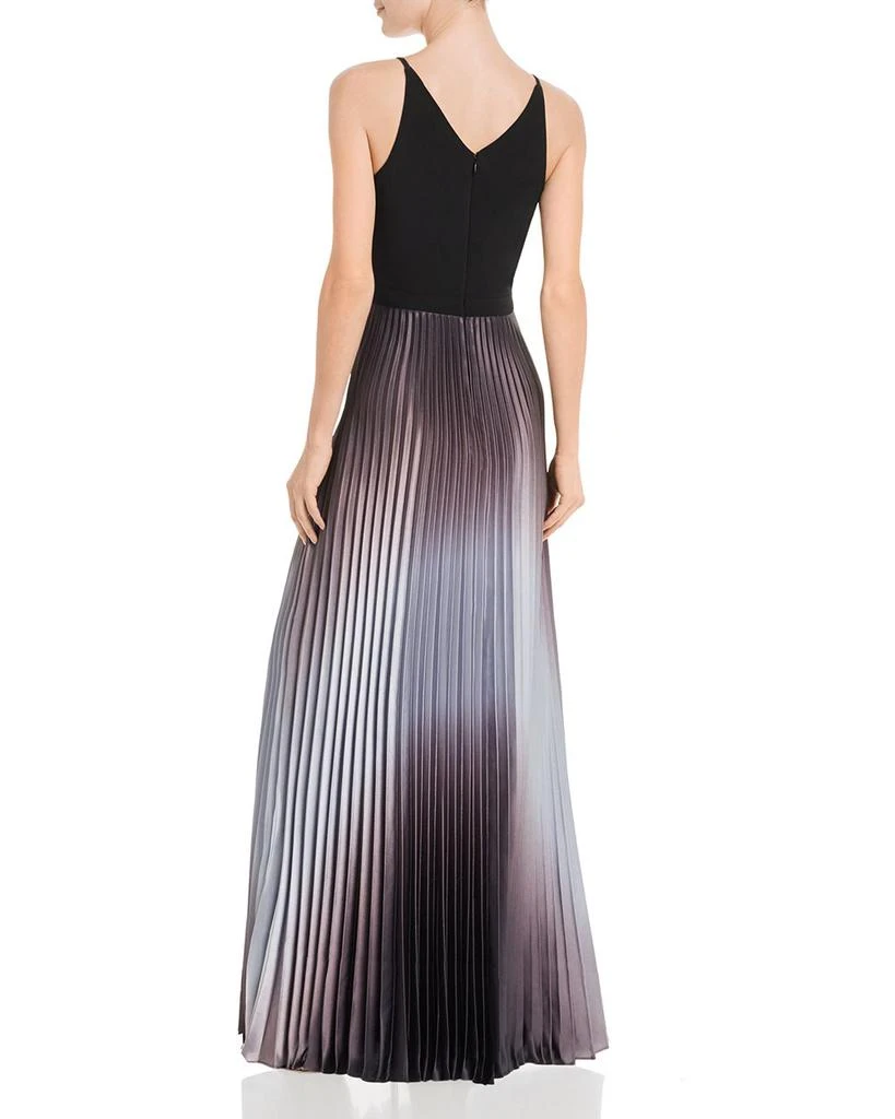 AQUA Pleated Shimmer Gown - Exclusive 2