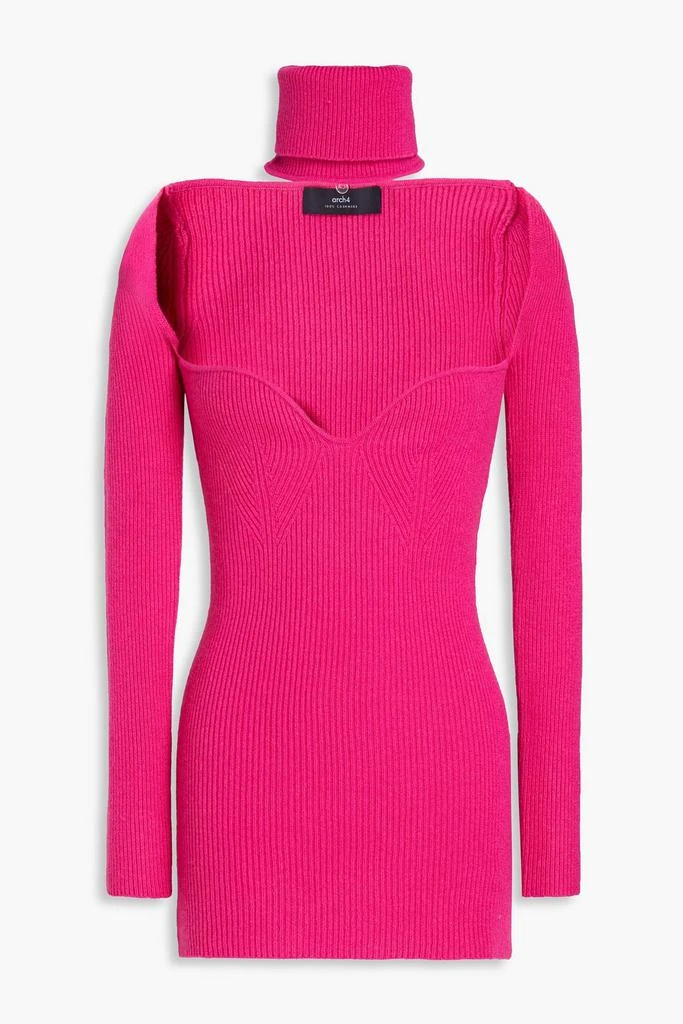Arch4 Amandine convertible ribbed cashmere sweater 1