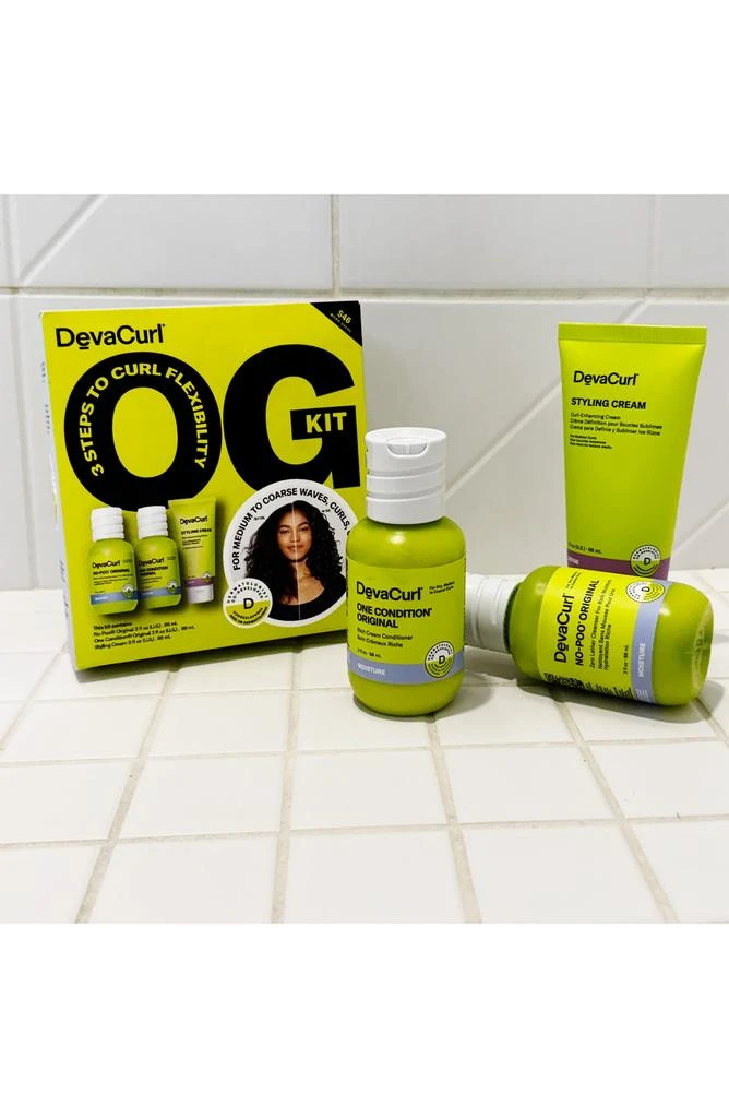 DevaCurl The OG 3-Piece Curly Hair Care Kit 5