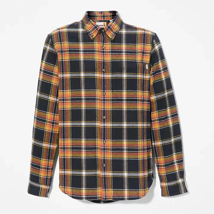 Timberland Heavy Flannel Check Shirt for Men in Black 6