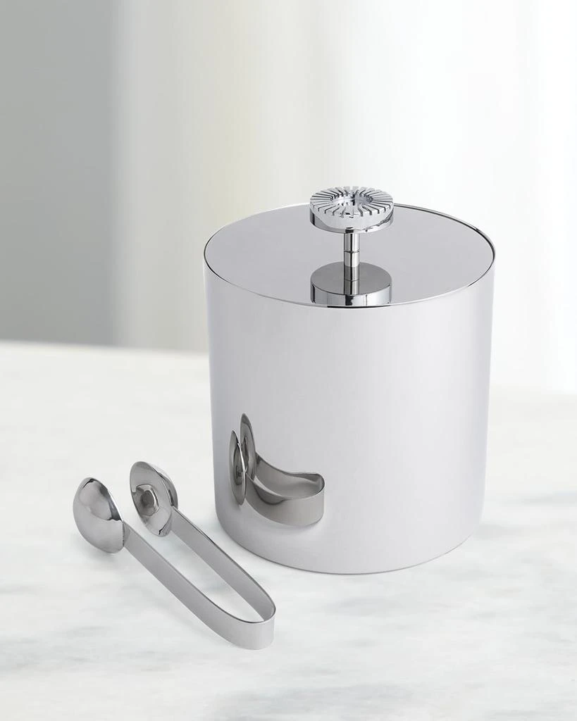 ANNA New York Striations Ice Bucket & Tongs Set 1
