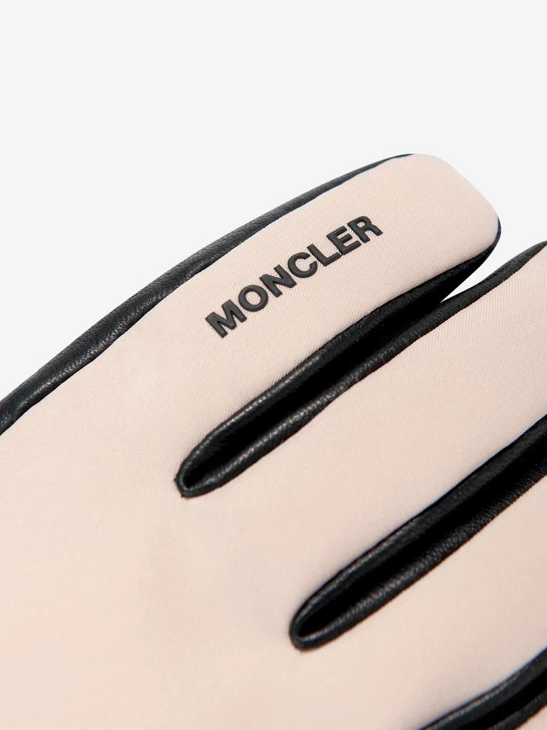 Moncler Moncler Enfant Girls Grenoble Ski Gloves in Pink 4