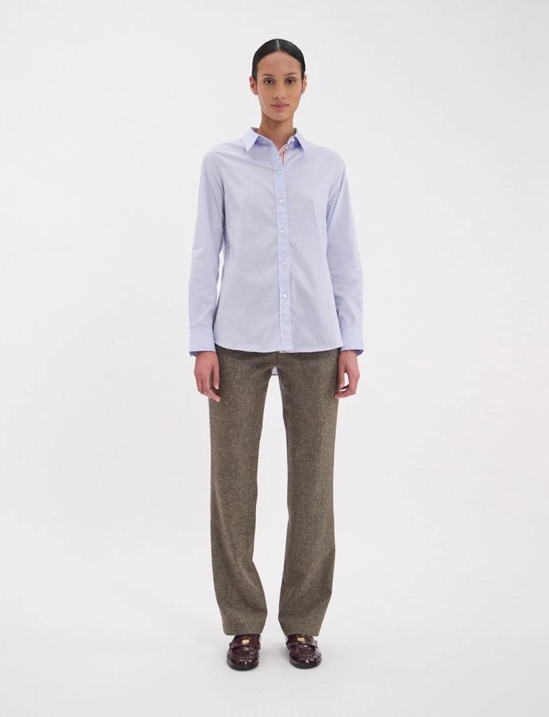 INES DE LA FRESSANGE PARIS Shirt Martin cotton sky blue 2