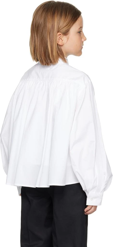 MM6 Kids White Layered Shirt 3