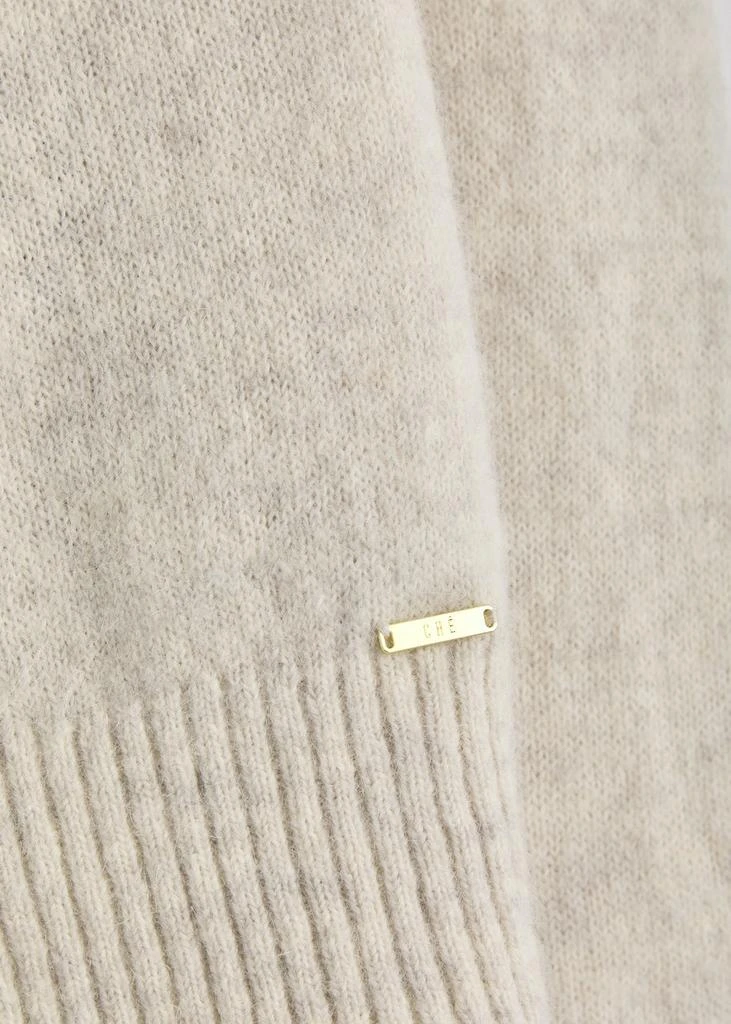 CHE Atticus brushed-knit polo jumper  5