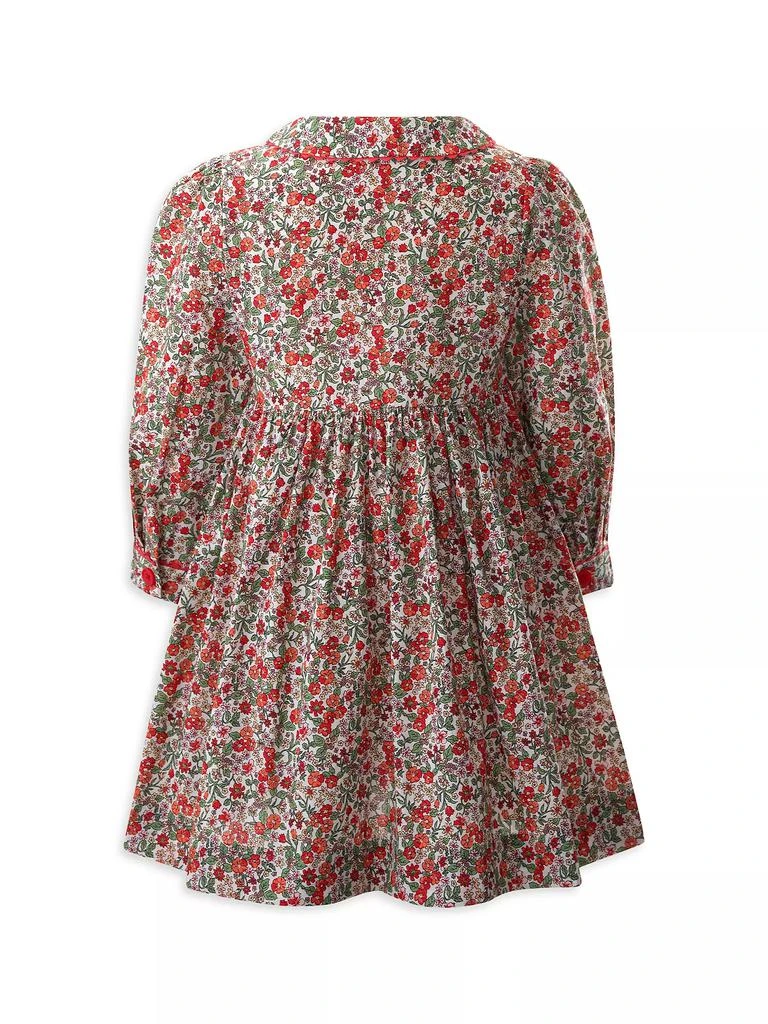 Rachel Riley Little Girl's & Girl's Botanical Floral Shirtdress 2