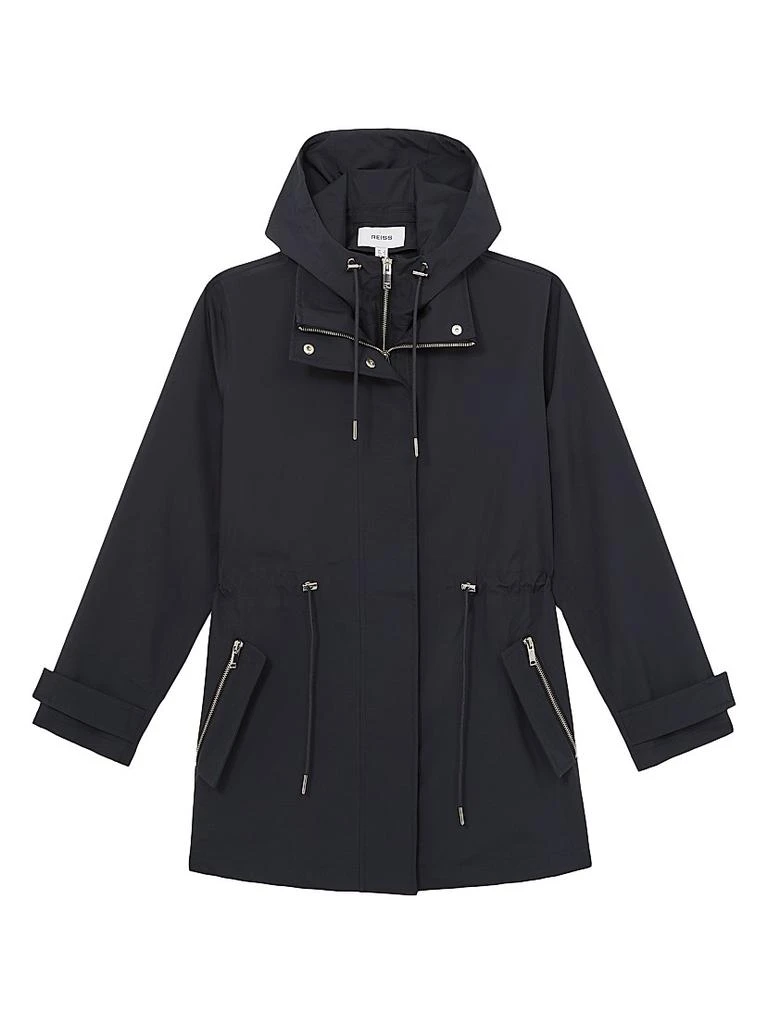 REISS Tia Hooded Raincoat