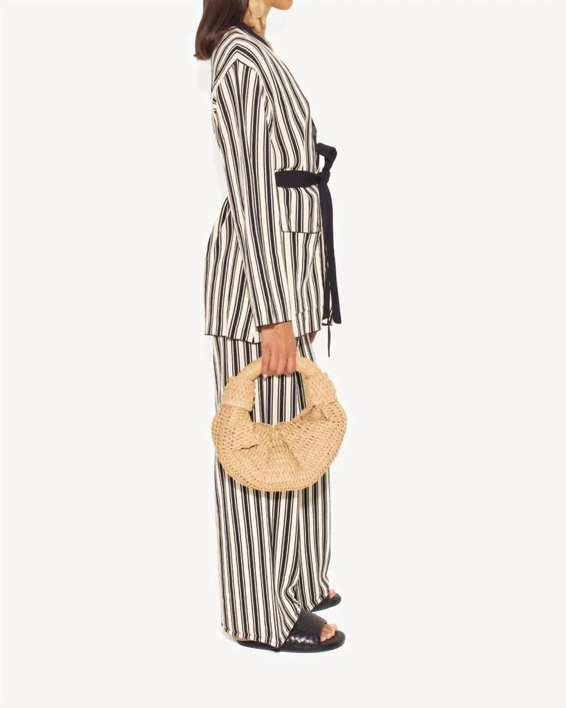 Simon Miller Simon Miller - Max Striped Belted Knit Cardigan 3