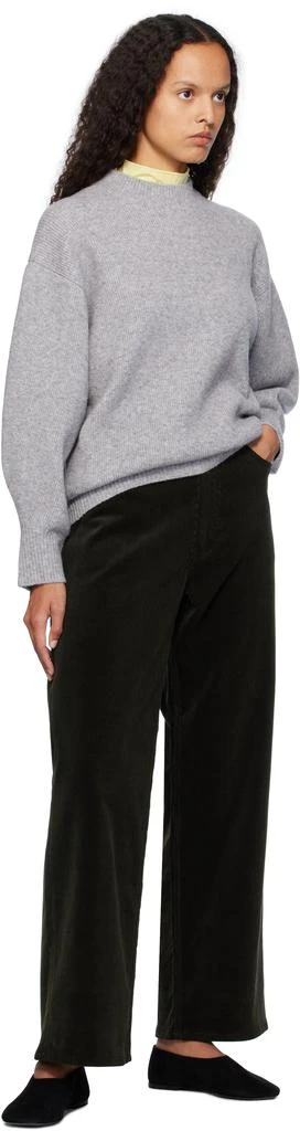 AURALEE Brown Finx Corduroy Trousers 4