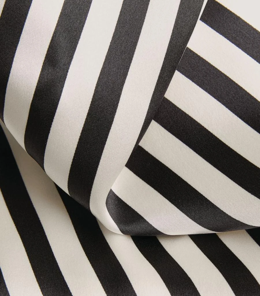 OLIVIA VON HALLE Striped Long Capability Robe 5