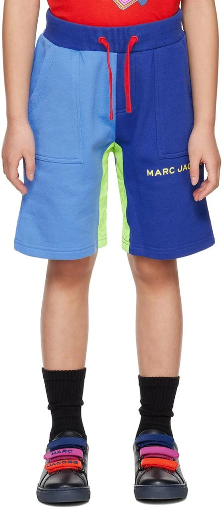 Marc Jacobs Kids Blue Four-Pocket Shorts