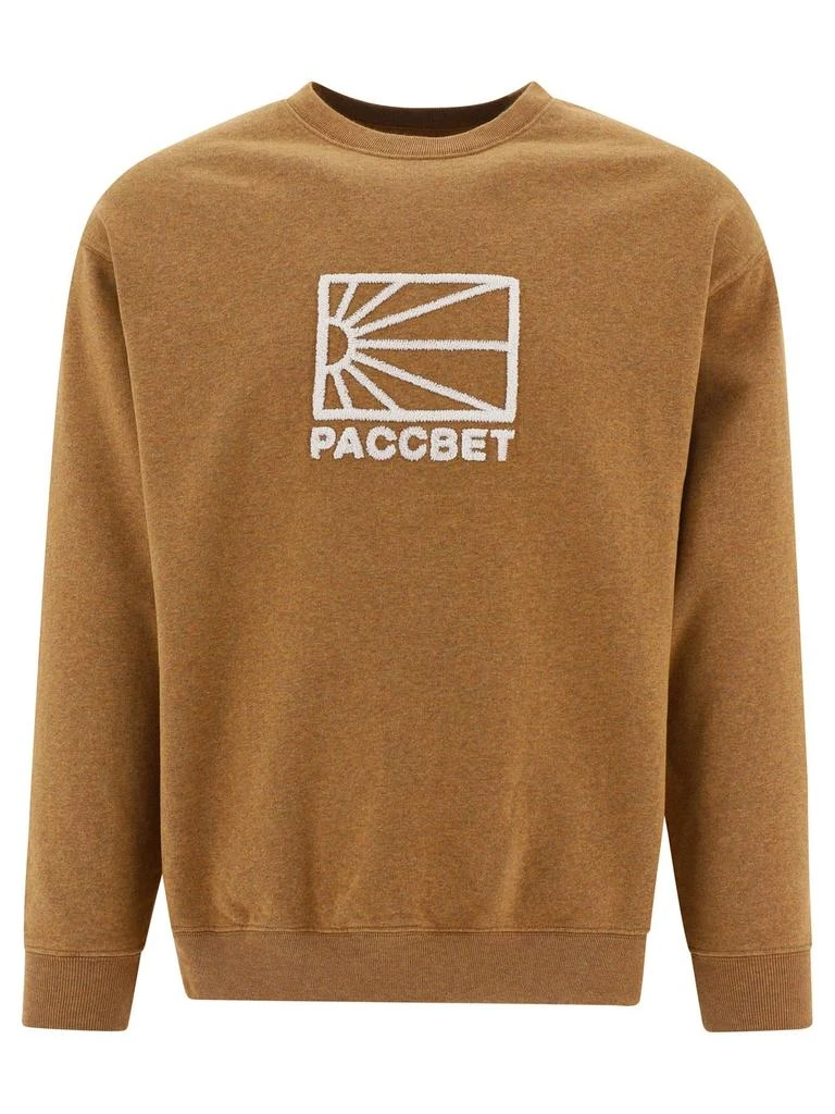 PACCBET PACCBET Logo-Embroidered Crewneck Sweatshirt 1