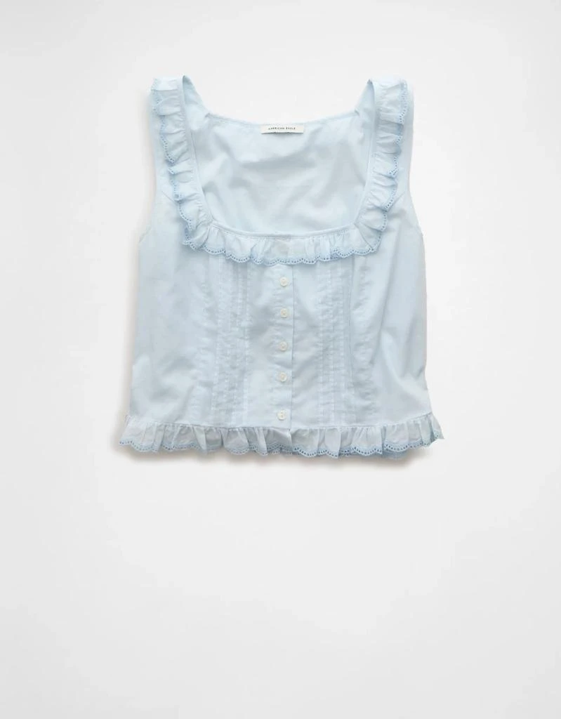 AE AE x The Summer I Turned Pretty Ruffle Corset Tank Top 3