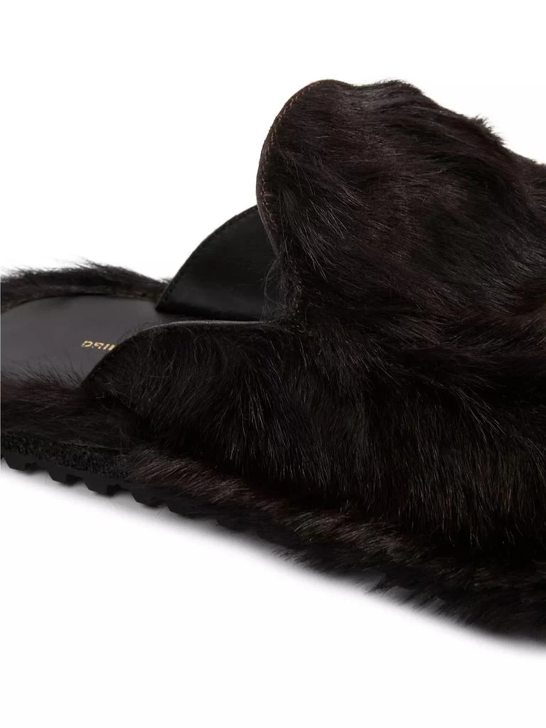 Dries Van Noten Dyed Calf Hair Mules 6