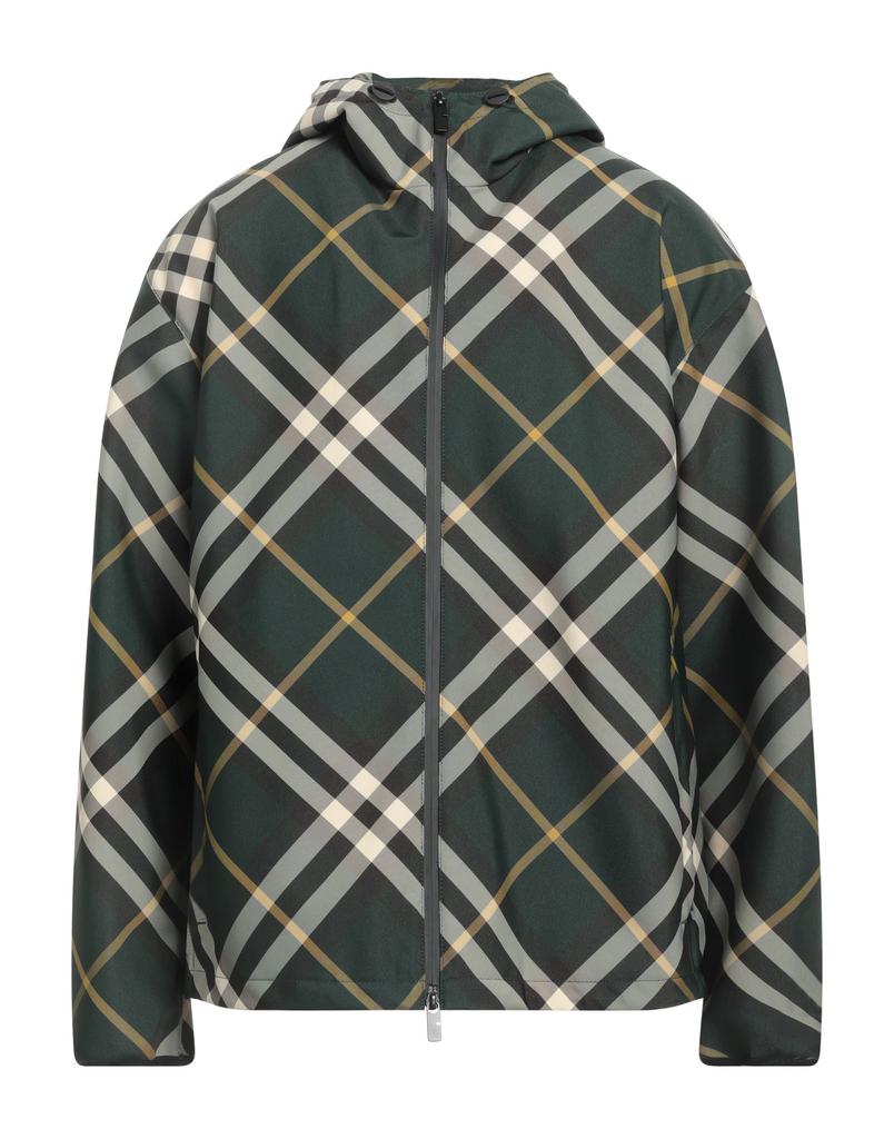 Burberry ジャケット Shop Check-Pattern Hooded Zip-Up Polyamide Jacket on Sale at