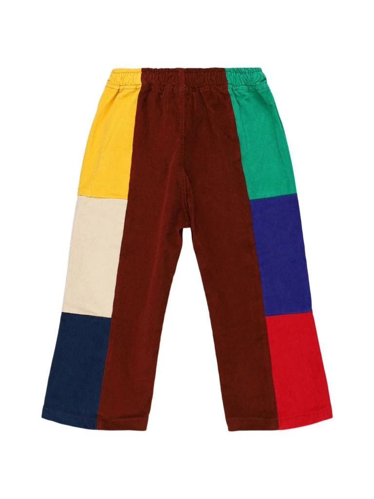 BOBO CHOSES Color Block Cotton Blend Corduroy Pants 2