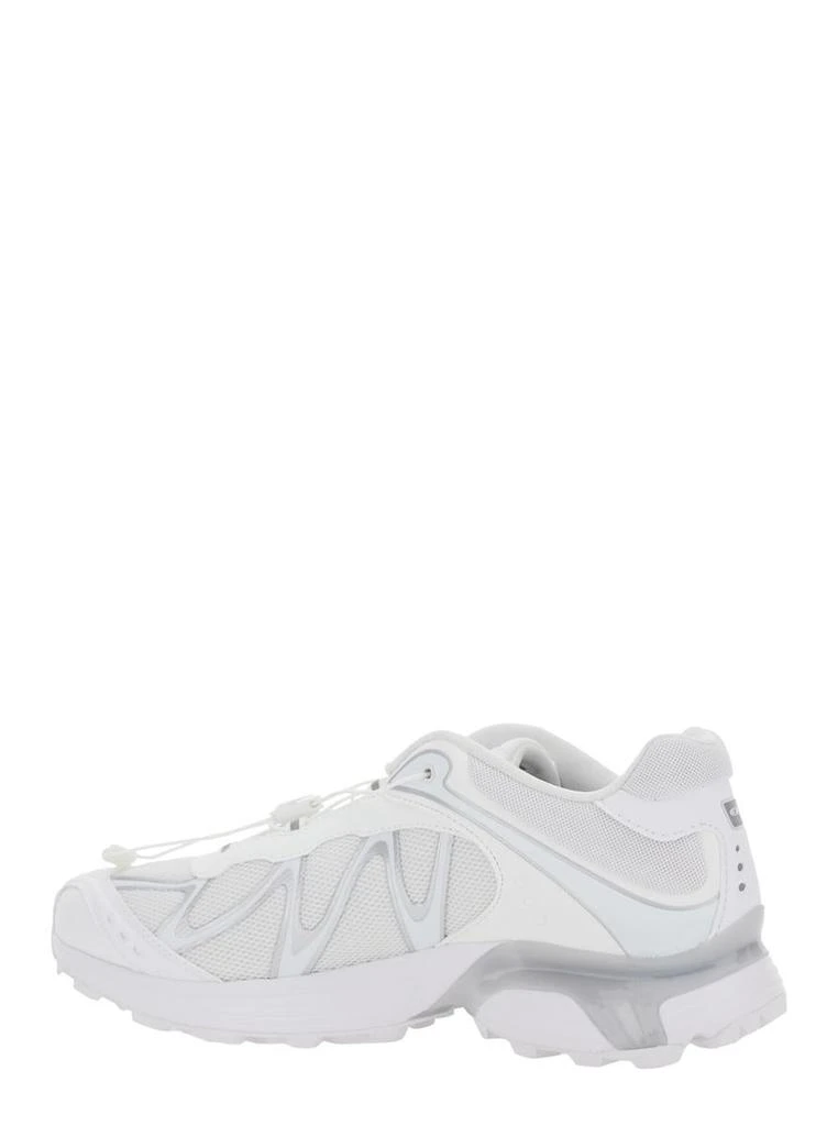 Salomon 'Xt-Whisper' White Sneakers With Printed Logo On The Side And Drawstring Closure In Fabric Unisex 3