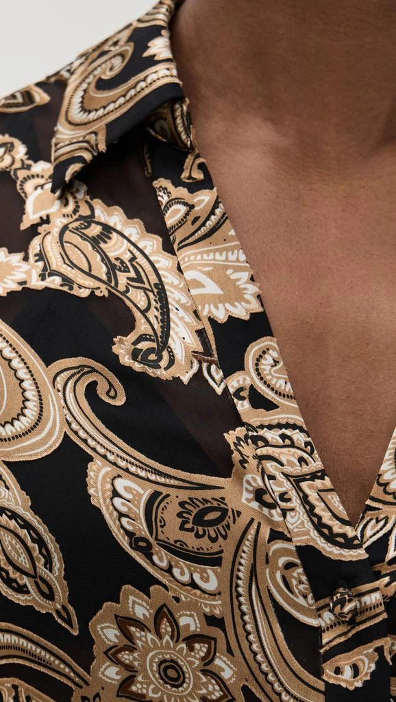 Alice + Olivia Eloise Button Down Blouse 5