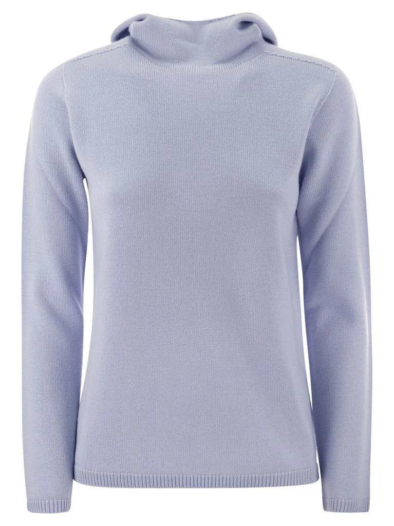 'S Max Mara 'S Max Mara Turtleneck Knitted Hoodie 1