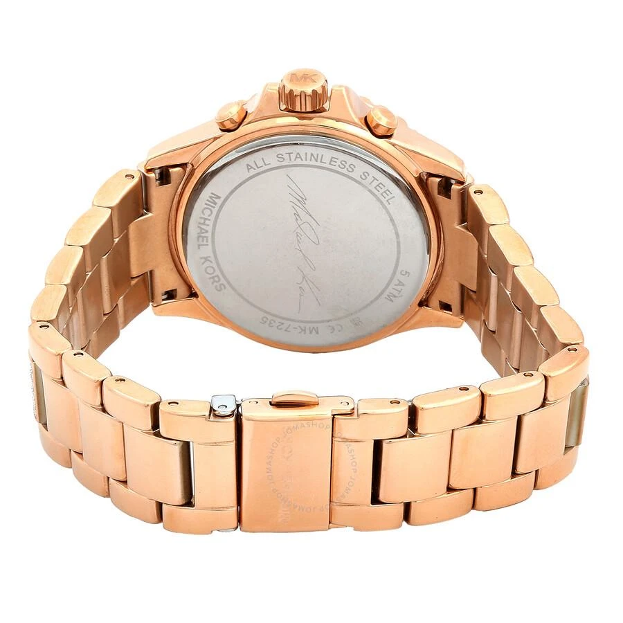 Michael Kors Everest Chronograph Quartz Crystal Rose Gold Dial Ladies Watch MK7235 3