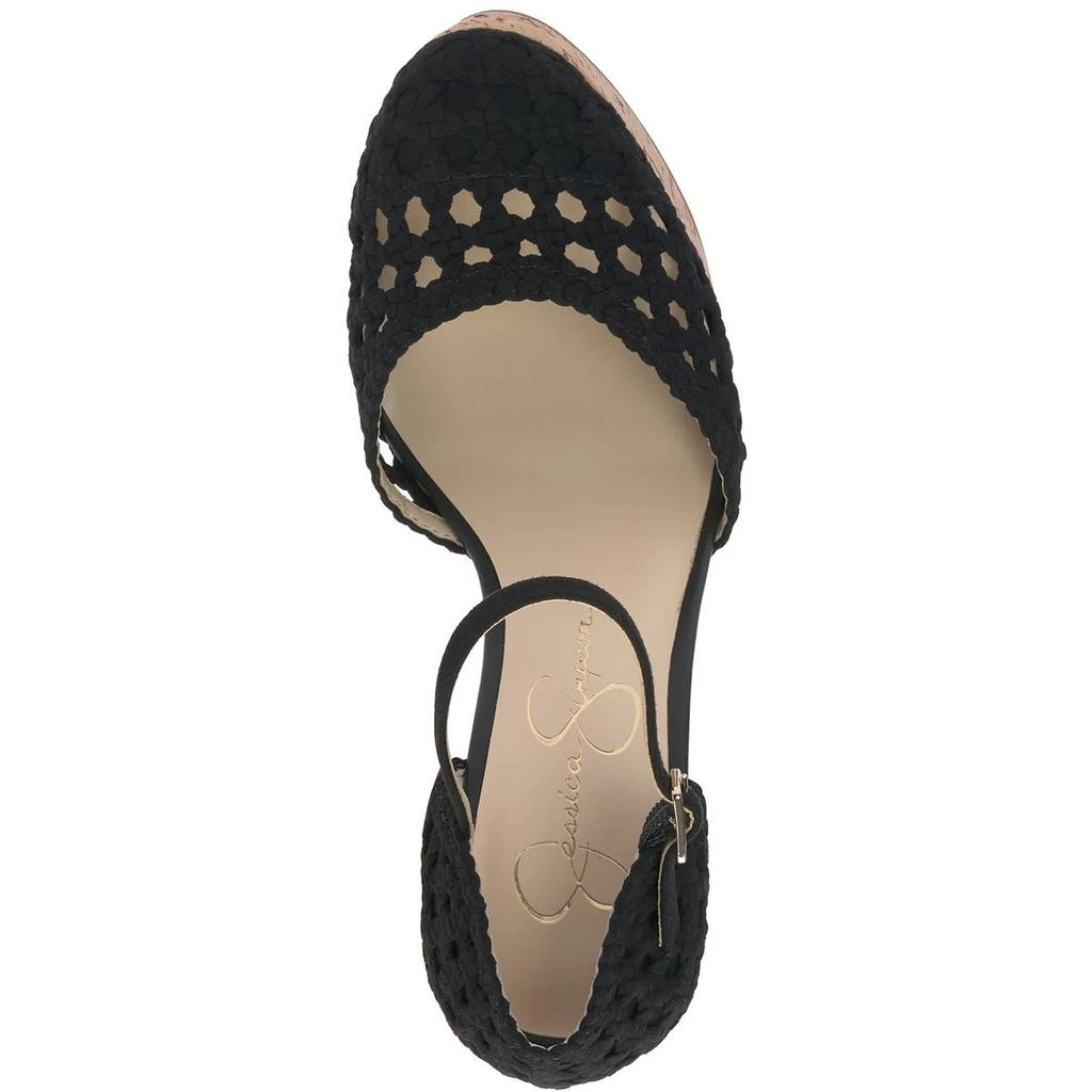 Jessica Simpson Womens Cork Ankle Strap Platform Heels 3