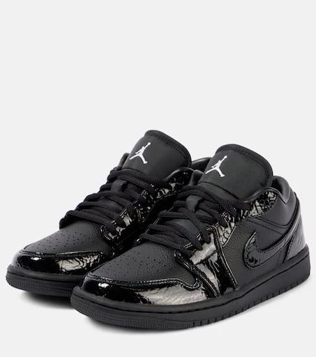 NIKE Air Jordan 1 leather low-top sneakers 4