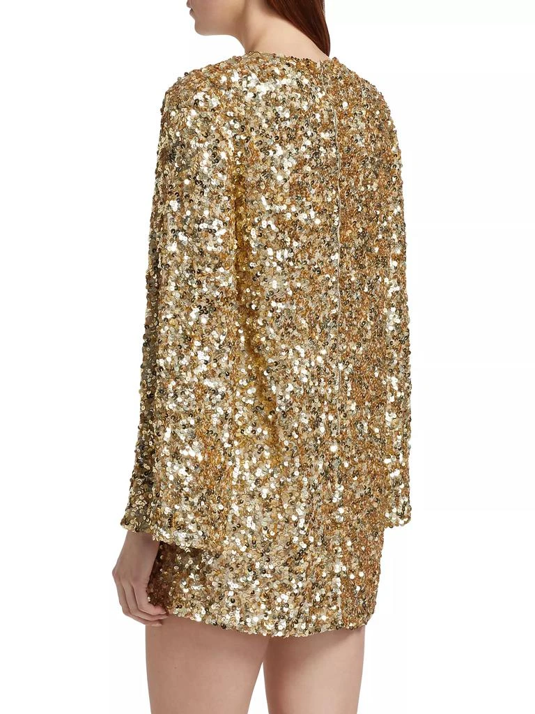 Eleonora Embellished Sequin Minidress  On Sale Now with Up to 60% Off |  Discover Exclusive Deals & Savings at BeyondStyle  Authentic Alice +  Olivia sequin|dresses|shift|women's apparel|contemporary|mini-length|women-owned  or founded|crewneck|Women's ...