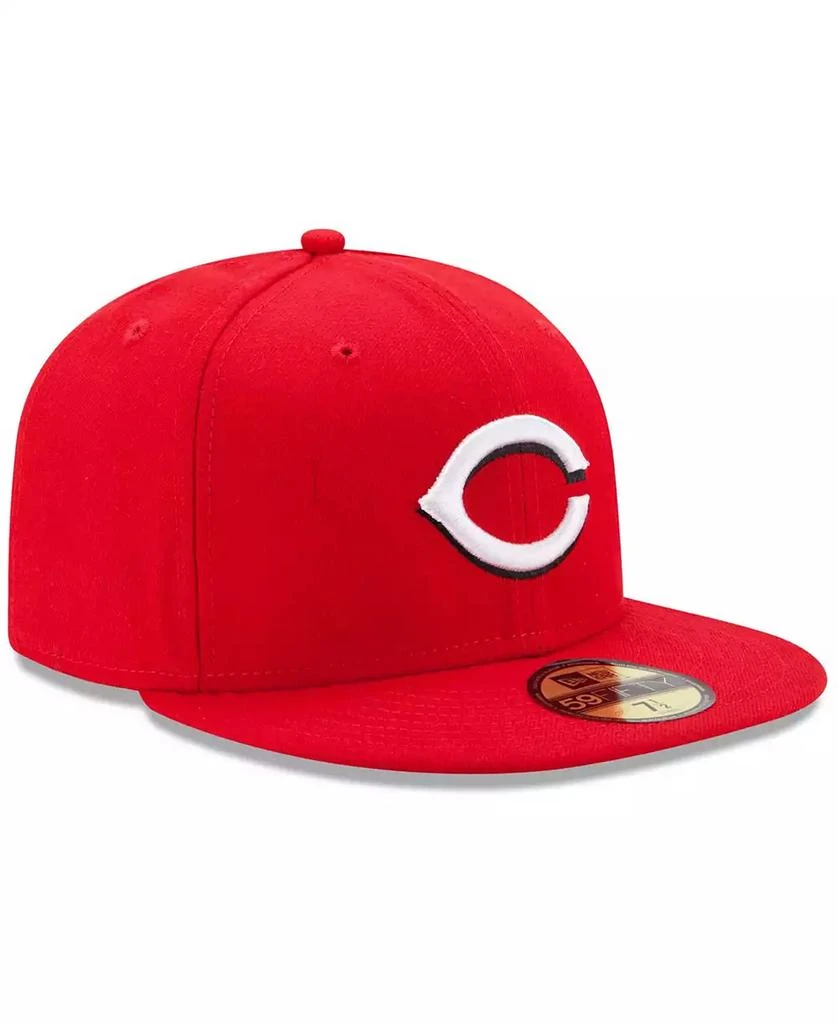 New Era Men's Red Cincinnati Reds Home Authentic Collection On-Field 59FIFTY Fitted Hat 3