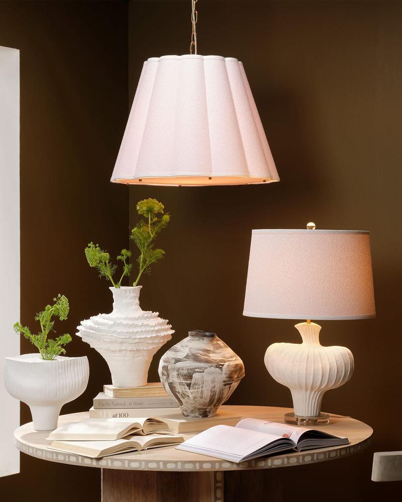 Jamie Young Scalloped 24" Hanging Pendant