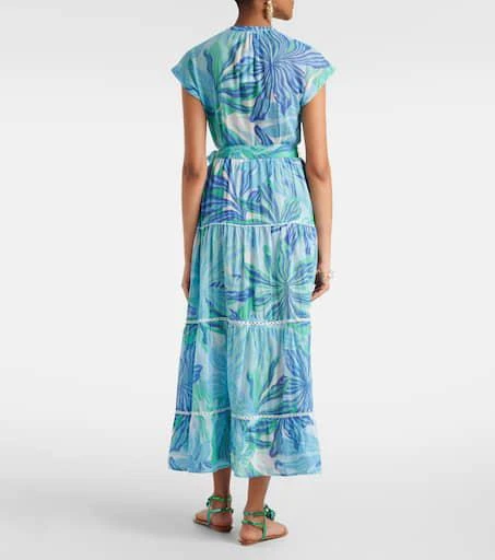 Poupette St Barth Kora printed cotton gauze maxi dress 3