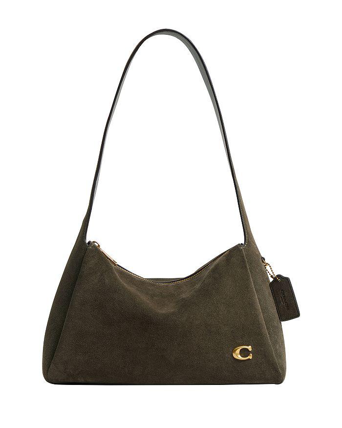 Coach Lola Medium Suede Shoulder Bag