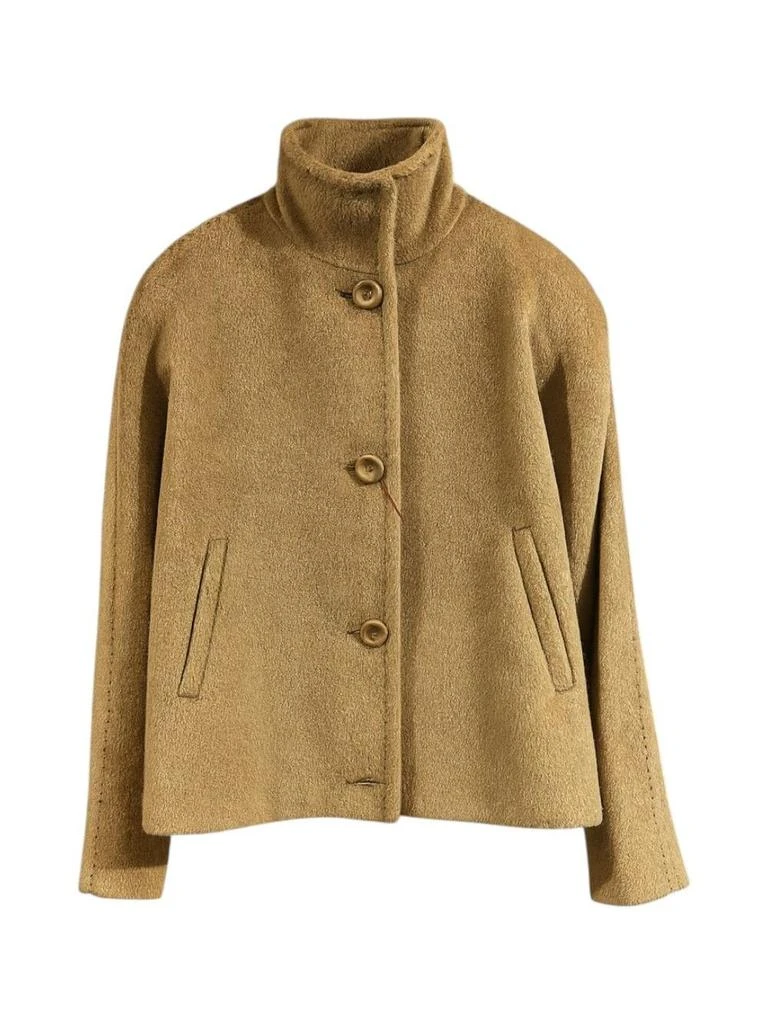 Max Mara Max Mara Studio Button-Up Coat from Cettire