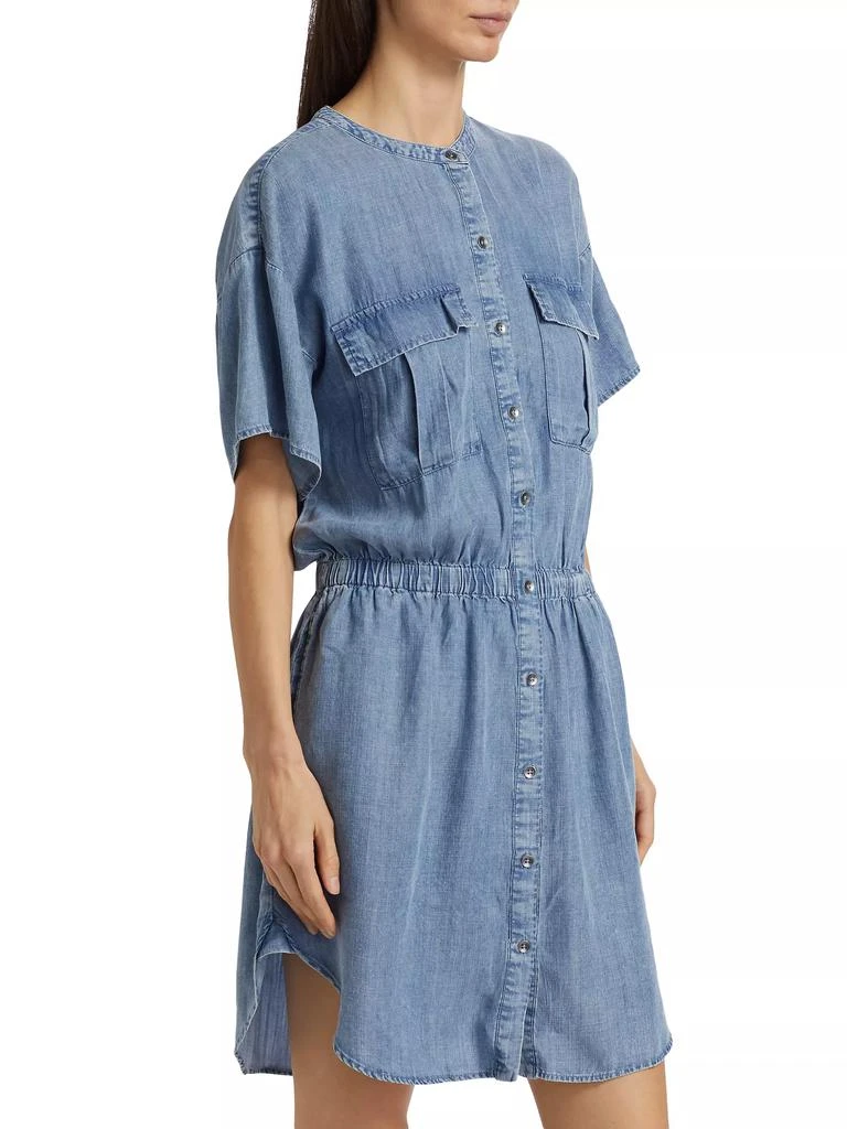 Splendid Raquel Denim Button-Front Minidress 4