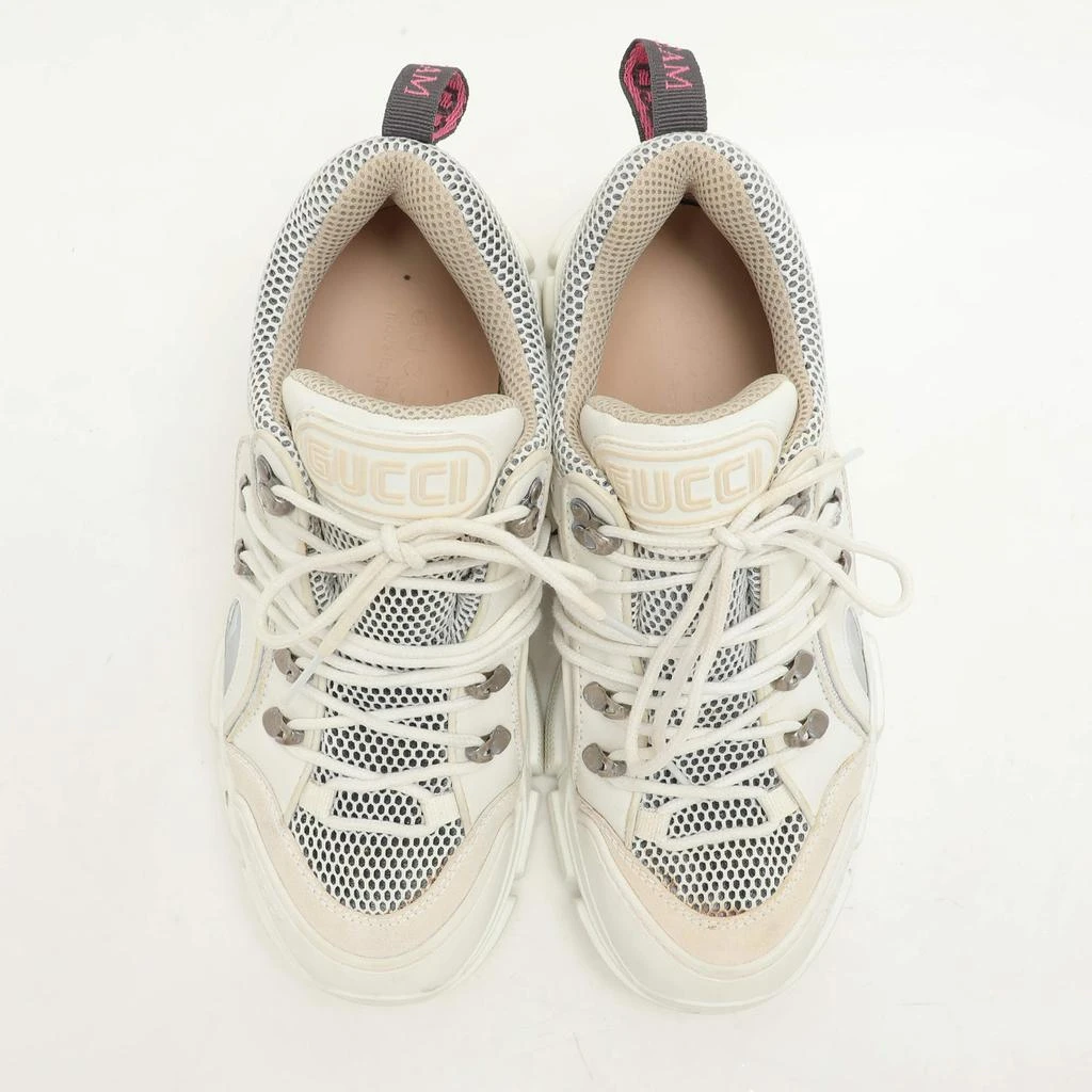 Gucci Gucci White Leather and Mesh Flashtrek Low Top Sneakers Size 41 3
