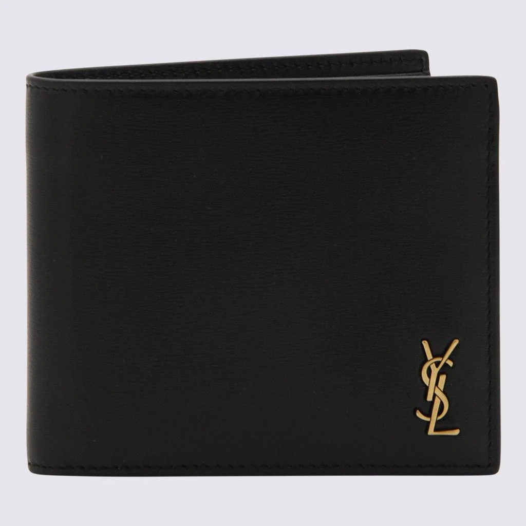 Yves Saint Laurent Saint Laurent Black Leather Wallet 1