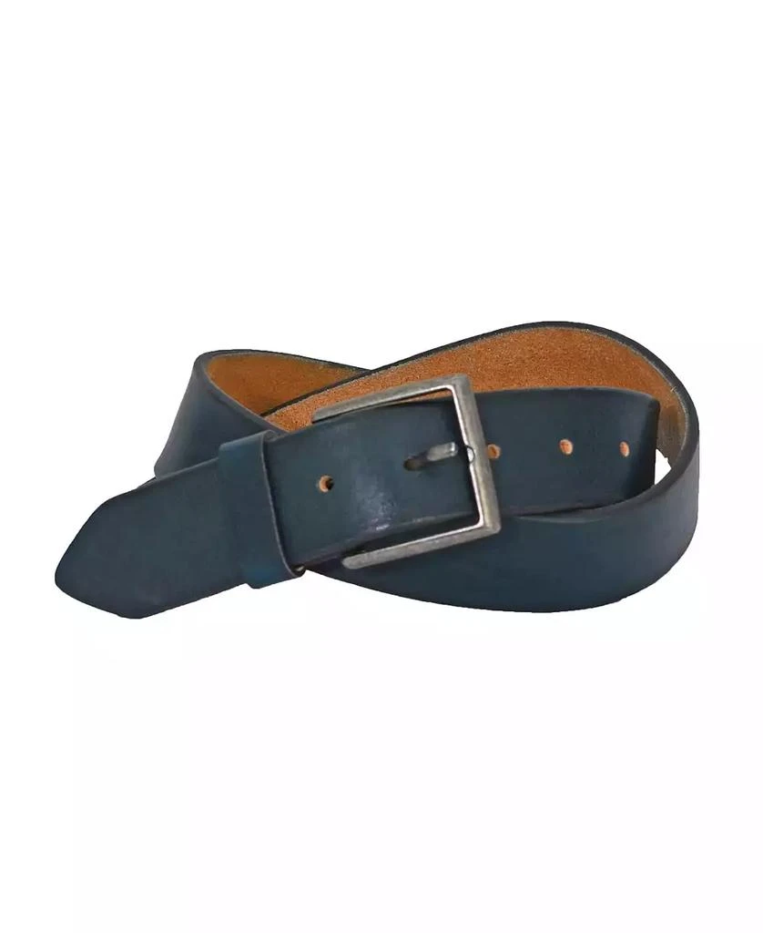DUCHAMP LONDON Men's Leather Non-Reversible Dress Casual Belt 1