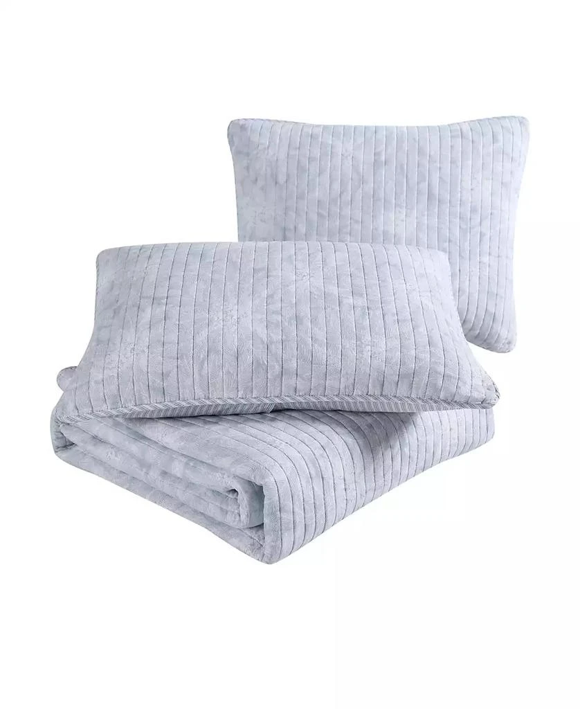 Tommy Bahama Tommy Bahama Makena Blue Reversible 3-Piece Full/Queen Quilt Set 4