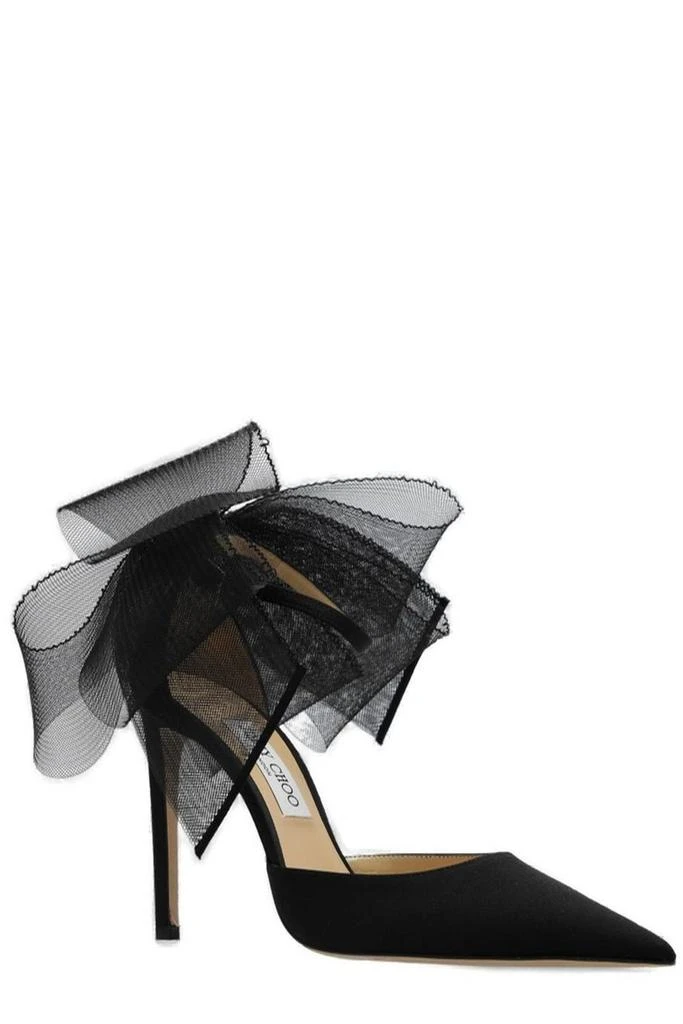 Jimmy Choo Jimmy Choo Averly 100 Bow-Detailed Asymmetric Pumps 2