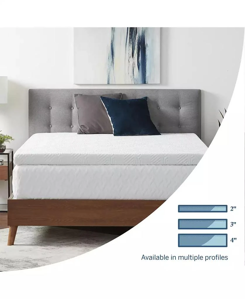 Lucid Lucid 3" Gel Memory Foam Mattress Topper 5