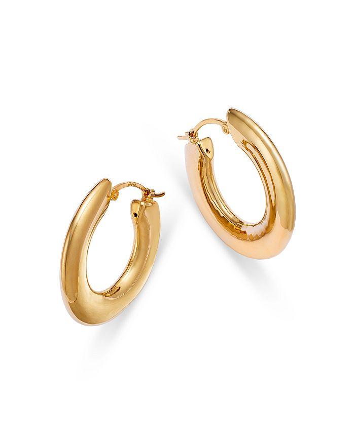 Bloomingdale's Polished Small Hoop Earrings in 14K Yellow Gold