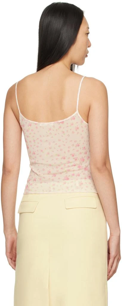 Sandy Liang White 
Pink Tubber Tank Top 3