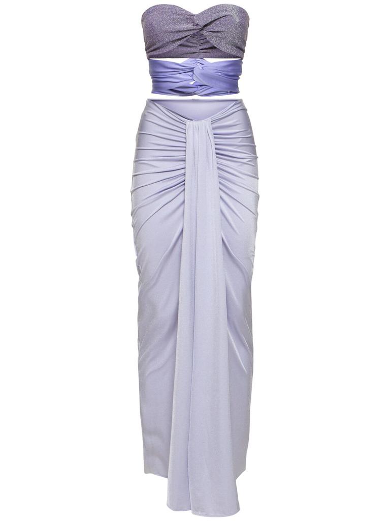 BAOBAB Giselle Strapless Long Dress W/ Cutouts