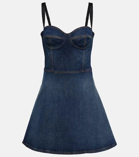 Dolce 
Gabbana Corset denim minidress 1