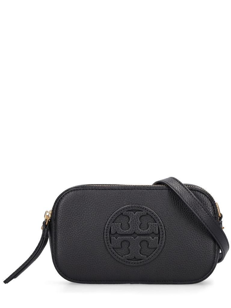 TORY BURCH Mini Perry Bombe Leather Camera Bag