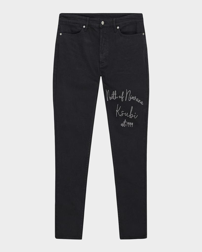 Ksubi Men's Van Winkle Jasper Black Arch Skinny Jeans