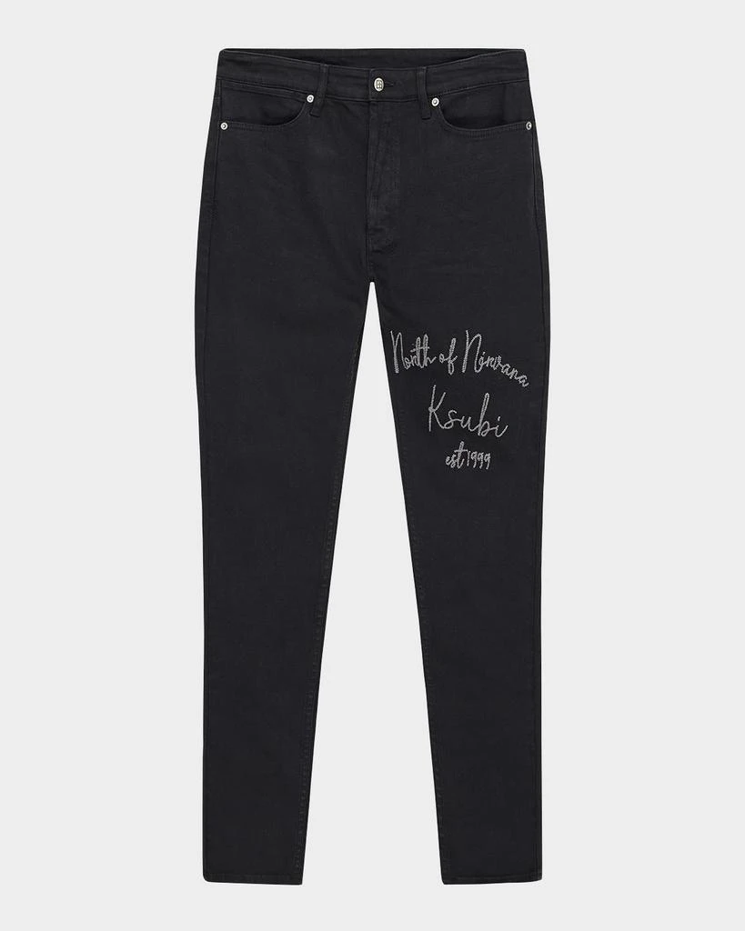 Ksubi Men's Van Winkle Jasper Black Arch Skinny Jeans 1