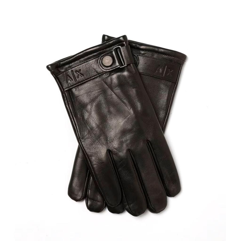 Armani Exchange Armani Exchange Leather Gloves