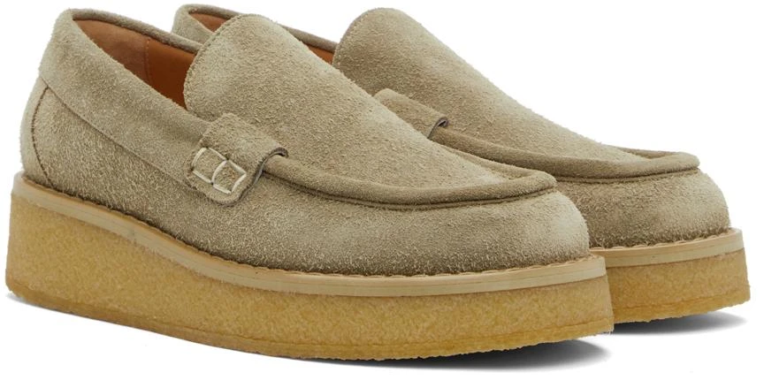MAISON MARGIELA Green Suede Loafers 4