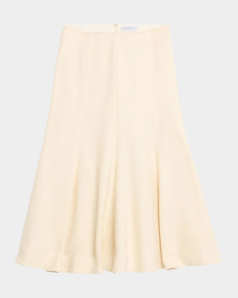 Gabriela Hearst Selma Paneled Flare Midi Skirt 1